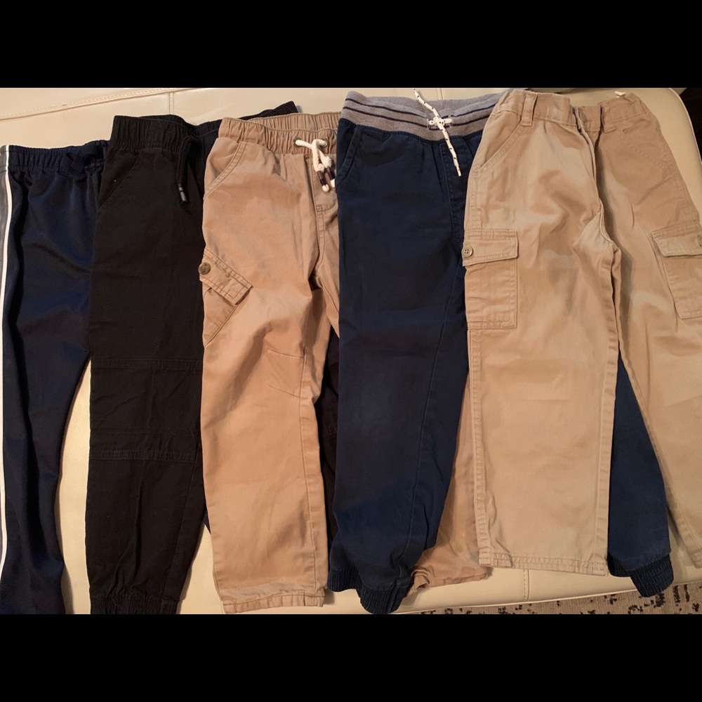 Lot of 5 pairs 4 & 5T Boys pants